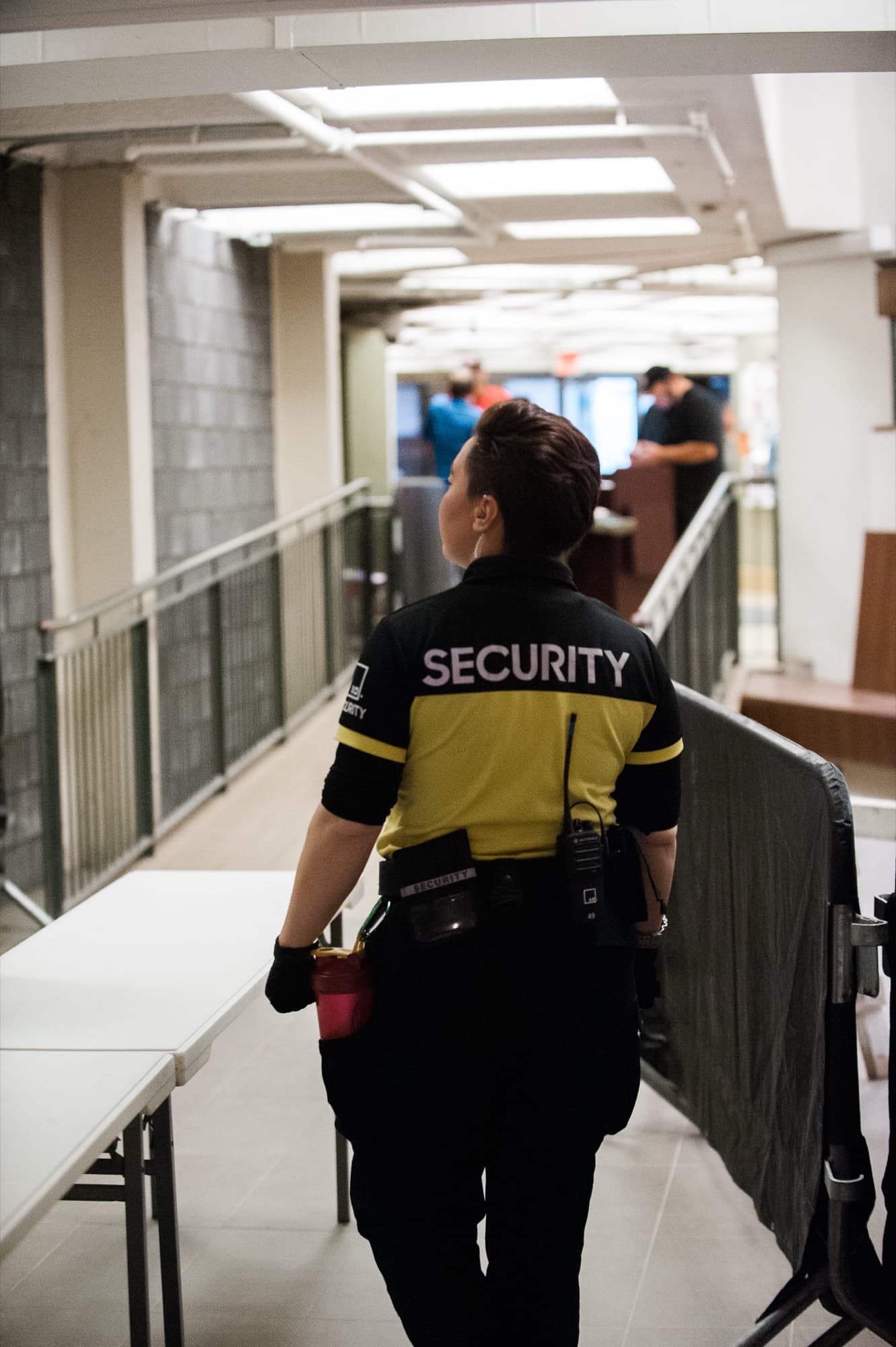 XA Security guard on property